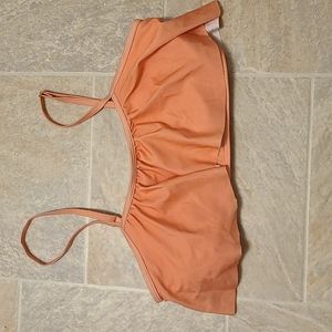 Peach bikini top size medium